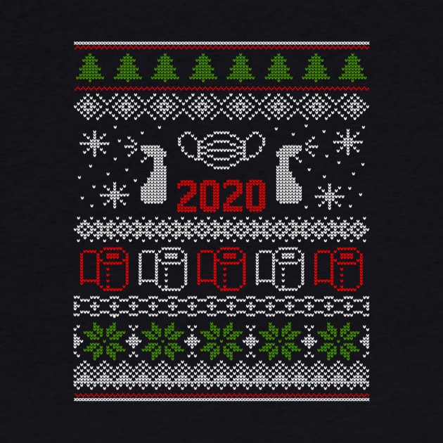 Ugly Christmas Sweater 2020 Toilet Paper Pandemic Funny Xmas Gifts by WoowyStore